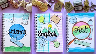 11 Simple Front Page Ideas ✨ | Make Your Notebook Stand Out