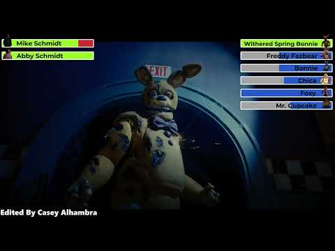 Five Nights at Freddy's (2023) Final Battle with healthbars 1/2