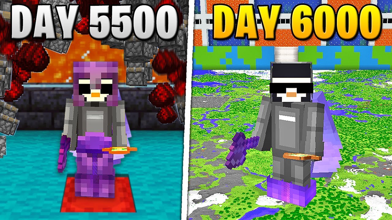 I Survived 6,000 Days in HARDCORE Minecraft...