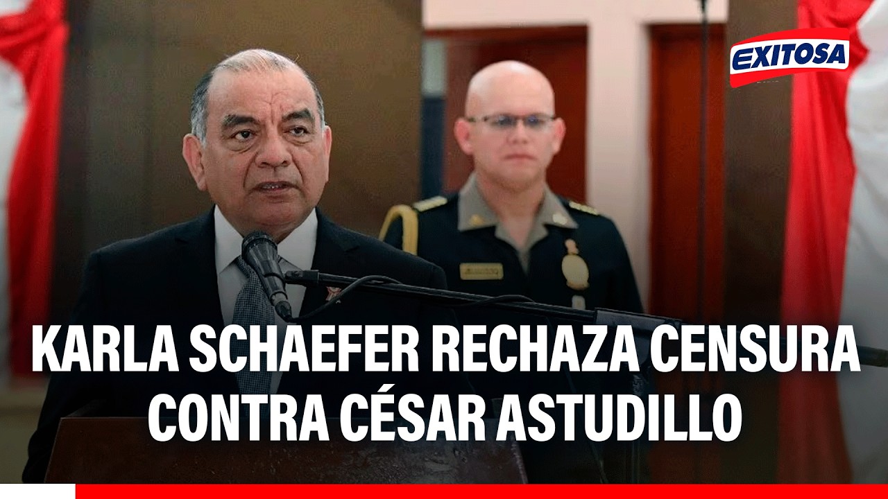 🔴🔵 Karla Schaefer rechaza censura contra César Astudillo: "Me parece terrible"