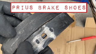 05 Prius Rear Drums and Quick Brake Bleeding.