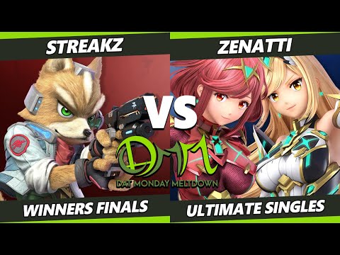 DAT Monday Meltdown 244 Winners Finals - Streakz (Fox) Vs. Zenatti (Pyra Mythra) SSBU Ultimate