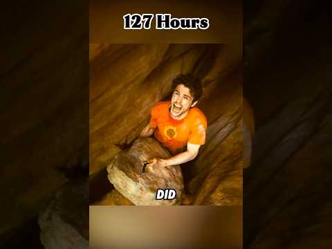 This man was trapped in a canyon for 127 hours！😱#shorts #movie #survival