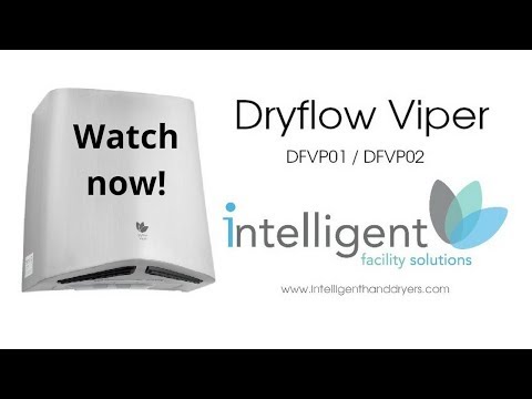 Dryflow Viper Hand Dryer Brushed Satin Dfvp02