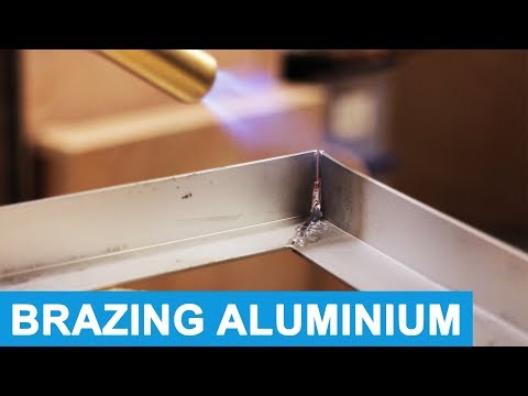 Brazing a simple aluminium joint