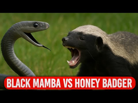Black Mamba vs Honey Badger: Nature’s Most FEARLESS Duel