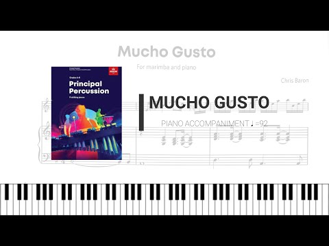 ABRSM G6 Percussion 2020 (C3) Mucho Gusto (Piano accompaniment)