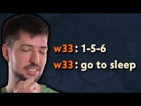 Why did W33 tell him to " go to sleep " ?!