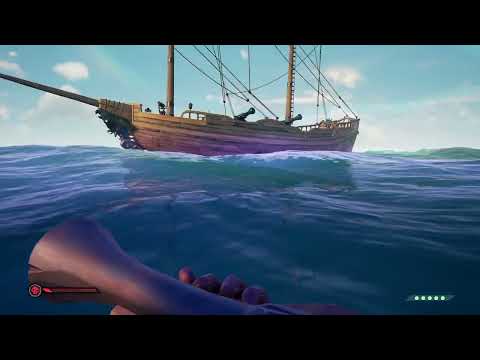 Sea of Thieves - Exploring a Brigantine and Leaving the Crew a Gift