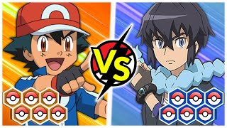 Ash vs Alain Pokémon Battle Rematch!