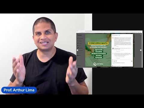 CONCURSO MAPA | 200 VAGAS: VETERINÁRIA, AGRONOMIA, QUÍMICA, FARMÁCIA, ZOOTECNIA