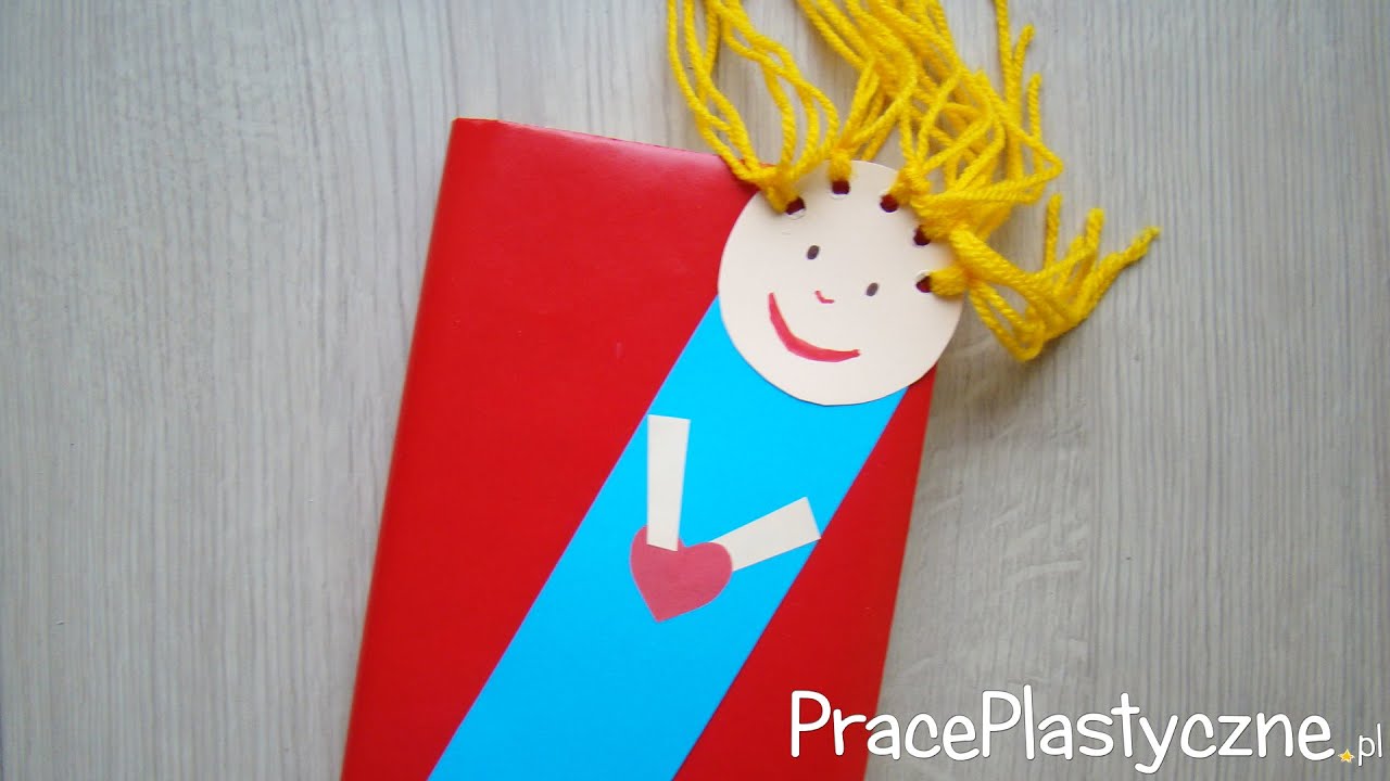 Jak zrobić zakładkę do książki dla mamy?