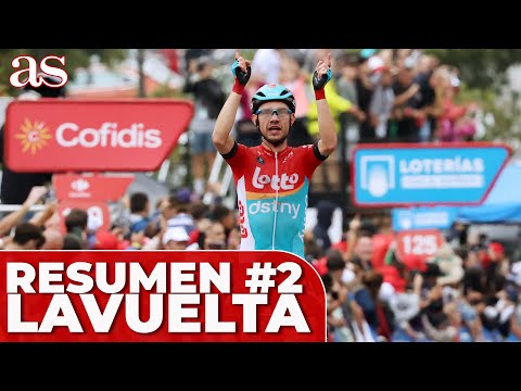 LAVUELTA 23 | RESUMEN de la SEGUNDA ETAPA de la VUELTA ESPAÑA | Diario AS