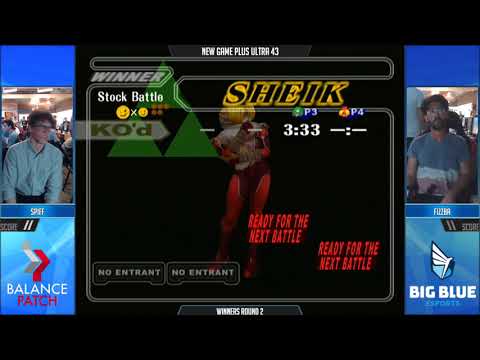 NGPU 43 SSBM - Spiff (Sheik) vs. FizzBA (Samus) - Melee WR3