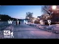 3 Hours Of Romantic Winter Night Walks In Snow Finland Slow TV 4K