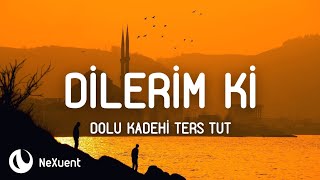 Dolu Kadehi Ters Tut - Dilerim Ki (Lyrics/Sözleri) asla caymazsın benim olmaktan