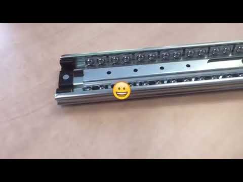 Coulisses à billes 7957-charges lourdes 160kg-sortie totale ACCURIDE