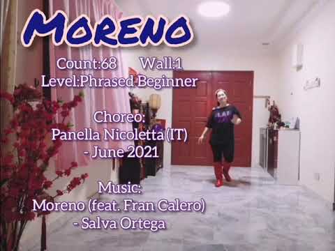 Moreno -Line Dance (Panella Nicoletta (IT) - June 2021)-demo