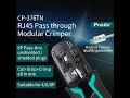 Кримпер для витой пары Pro'sKit CP-376TN Превью 4