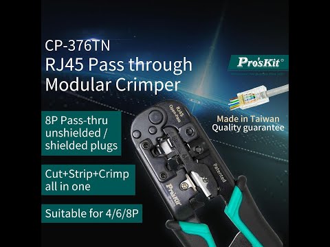 Кримпер для витой пары Pro'sKit CP-376TN Превью 4