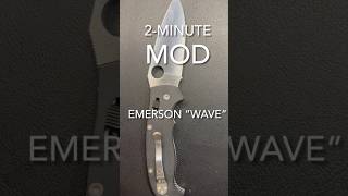10-Cent Modification: Make Your Spyderco Deploy Lightning Fast, Like an Emerson!
