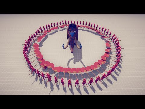 50 FAN BEARER vs 1 EVERY UNIT - Totally Accurate Battle Simulator TABS