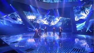 Greta Salóme & Jónsi - Never Forget (Iceland) Eurovision 2012 Grand Final Original HD 720P