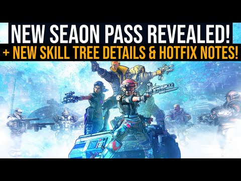 Borderlands 3 | SEASON PASS REVEAL + SKILL TREE RELEASE DATE & HUGE HOTFIX (18+ BUFFS!)