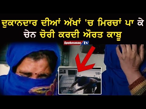 ਚੋਰੀ ਕਰਦੇ ਫੜ੍ਹੇ ਜਾਣ ਤੋਂ ਬਾਅਦ ਪਾਉਣ ਲੱਗੀ ਤਰਲੇ ਮਿੰਨਤਾਂ, ਘਟਨਾ CCTV 'ਚ ਕੈਦ