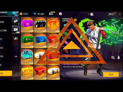 PEN THE BEST 😱 3000 BOXES AND 50 PACKAGES 📦 OLD PASS BOXES 👊 FREE FIRE