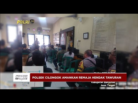 PRESISI UPDATE : HENDAK TAWURAN 10 REMAJA BERSENJATA TAJAM DIAMANKAN POLSEK CILONGOK 28/04/24 16.00