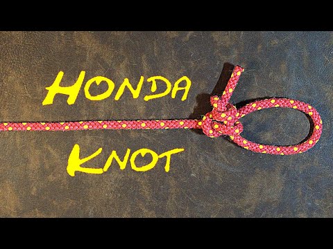 How to Tie the Honda Knot - The Lasso Knot or Lariat Knot
