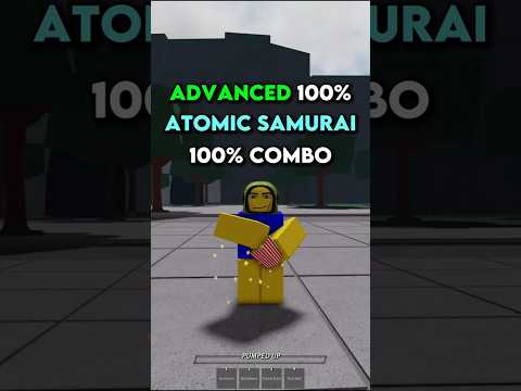 Advanced 100% Atomic Samurai Combo || The Strongest Battlegrounds