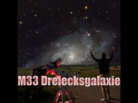 M33 / Die Dreiecks-Galaxie: Ein kosmisches Meisterwerk #astro #astrofotografie #vlog #galaxy