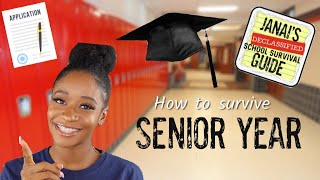 How To Survive SENIOR Year Of High School | Janai Imani