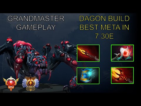DAGON BUILD = BEST META IN 7.30E (0157) #broodmother