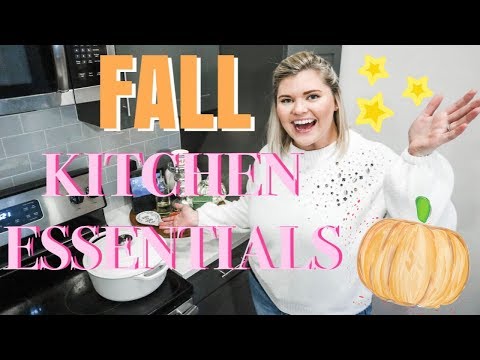 My 2019 Fall Kitchen Essentials !! Food & Feast Daily | Annalise Luneau