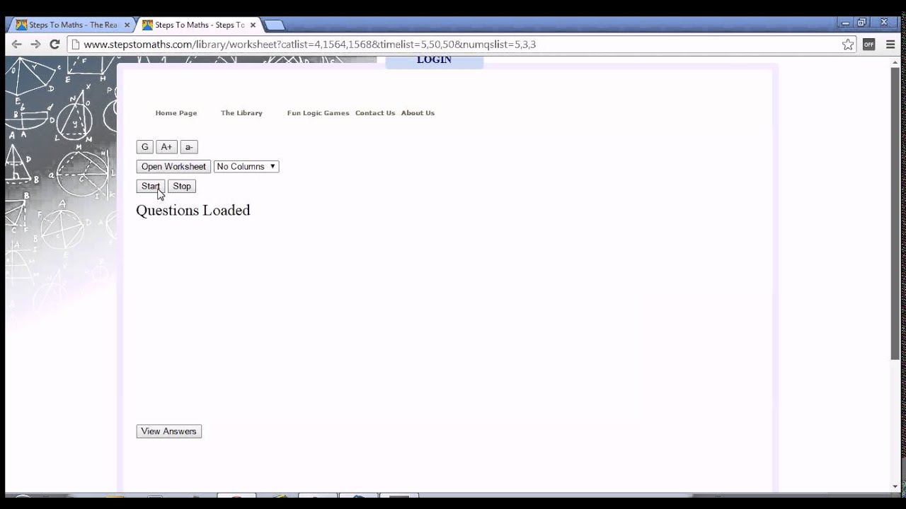001 Introduction to the library and worksheets