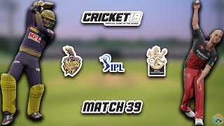 IPL 2020 Match 39 KKR vs RCB Highlights - IPL Gaming Series - Cricket 19