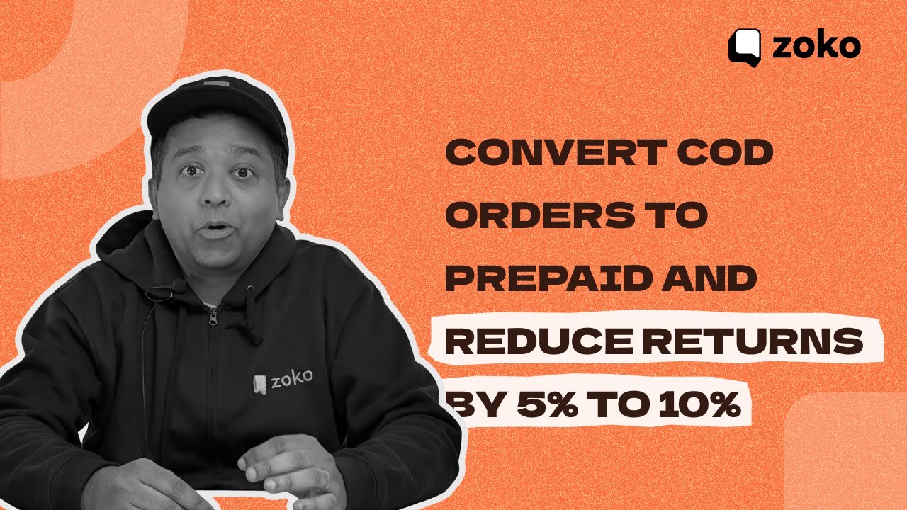 A simple WhatsApp API tactic to switch COD to prepaid  Watch your returns drop by up to 10%!