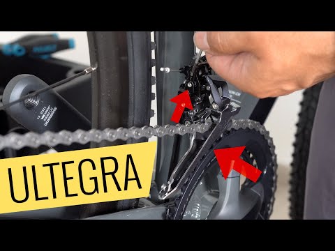 How to adjust your Shimano ULTEGRA front derailleur (R8000 series) - quick & easy - Fahrrad.org