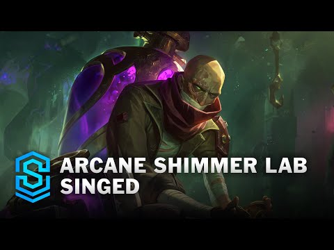 Arcane Shimmer Lab Singed Skin Spotlight - League of Legends