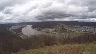 Ohio Beautiful Rock Shelter View & Metal Detecting Archaeology Silver Coins Relics