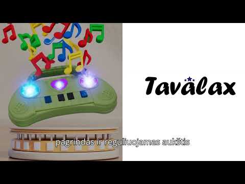 Vaikiška vaikštynė Tavalax Grow &amp; Play 360°, interaktyvi video