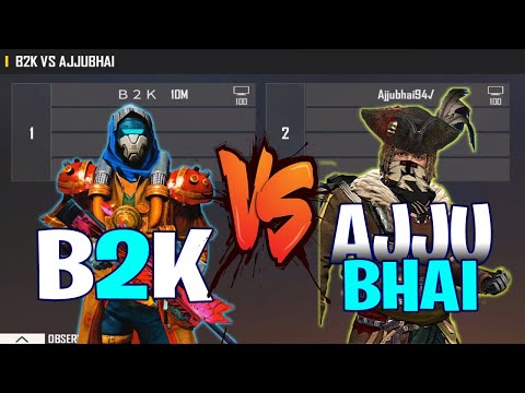 B2K VS AJJUBHAI 94 | AWM ONLY BORN2KILL VS TOTAL GAMING - INDIAN AWM KING VS MENA AWM LEGEND