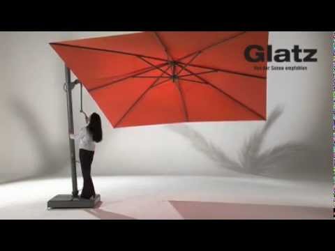 Sonnenschirm, Ampelschirm Sombrano von Glatz