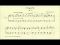Beethoven, Bagatelle, Op 119, No 11, Andante ma non troppo
