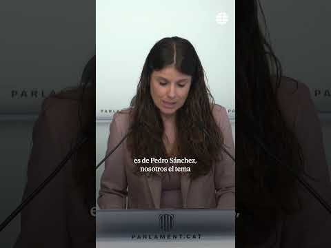 La líder de Junts en el Parlamento catalán descarta una moción de censura contra Sánchez #Junts