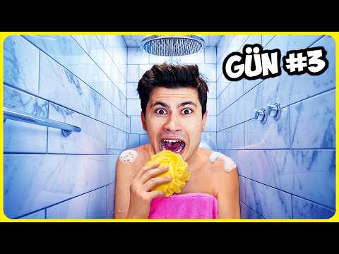 SURVIVING IN THE TOILET FOR 24 HOURS MERT SARI