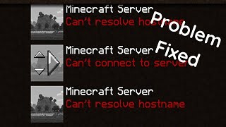 Can&#39;t Resolve Hostname problem fixed(Not Clickbait)